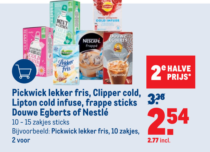 Nescafe   thee, oploskoffie folder aanbieding bij  Makro - details