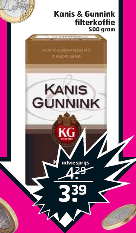 Kanis en Gunnink   koffie folder aanbieding bij  Trekpleister - details