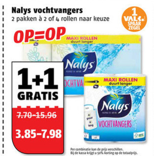 Nalys   keukenpapier folder aanbieding bij  Poiesz - details