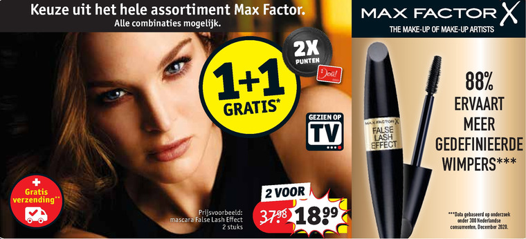 Max Factor   foundation, oogschaduw folder aanbieding bij  Kruidvat - details