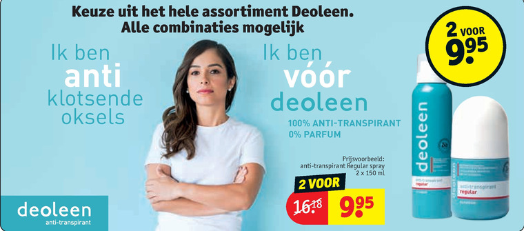 Deoleen   deodorant folder aanbieding bij  Kruidvat - details