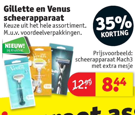 Gillette   dames handscheerapparaat, heren handscheerapparaat folder aanbieding bij  Kruidvat - details