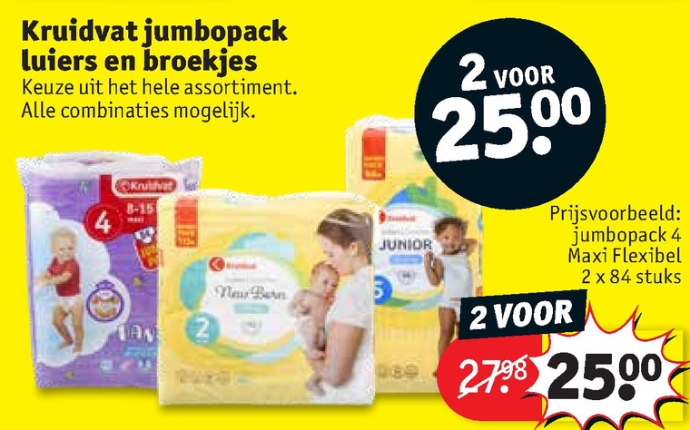 Kruidvat Huismerk   luierbroekjes, luiers folder aanbieding bij  Kruidvat - details