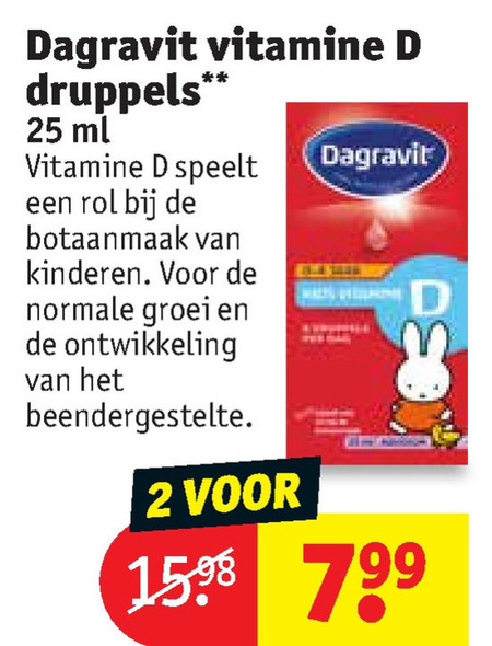 Dagravit   vitamine folder aanbieding bij  Kruidvat - details