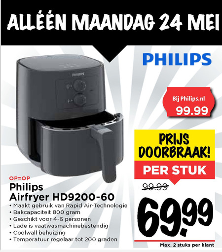 Philips   friteuse folder aanbieding bij  Vomar - details