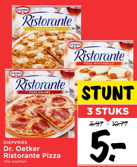 Dr Oetker   diepvriespizza folder aanbieding bij  Vomar - details