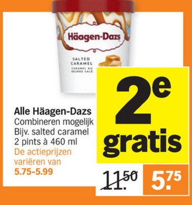 Haagen-Dazs   ijsspecialiteit folder aanbieding bij  Albert Heijn - details