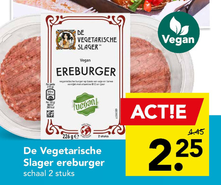 De vegetarische Slager   vegetarisch folder aanbieding bij  Deen - details