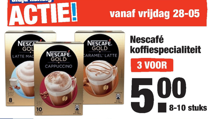 Nescafe   oploskoffie folder aanbieding bij  Aldi - details