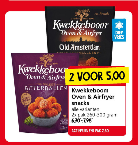 Kwekkeboom   snack, kroket folder aanbieding bij  Jan Linders - details