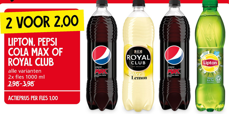 Royal Club   frisdrank, cola folder aanbieding bij  Jan Linders - details