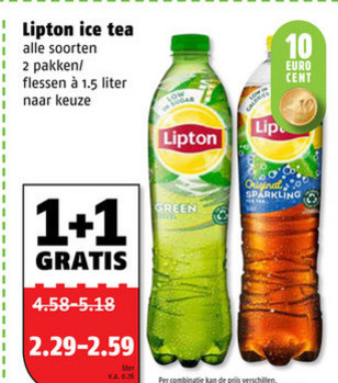 Lipton   ice tea folder aanbieding bij  Poiesz - details