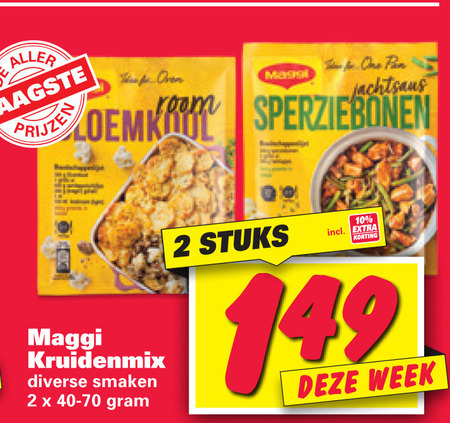 Maggi   maaltijdmix folder aanbieding bij  Nettorama - details