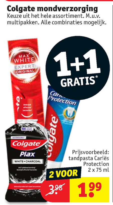 Colgate   tandenborstel, tandpasta folder aanbieding bij  Kruidvat - details