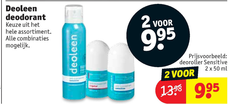 Deoleen   deodorant folder aanbieding bij  Kruidvat - details