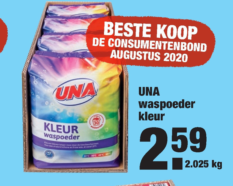 Una   wasmiddel folder aanbieding bij  Aldi - details