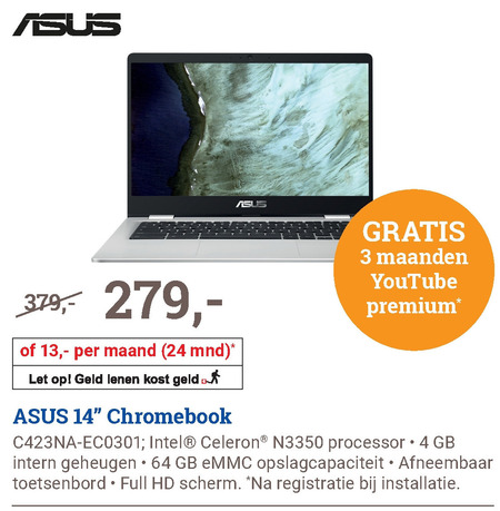 Asus   notebook folder aanbieding bij  BCC - details