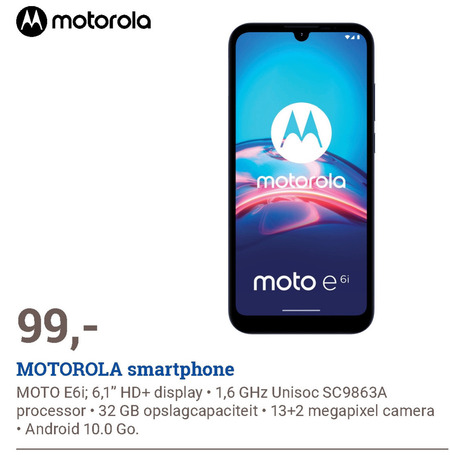 Motorola simlock vrije mobieltje folder aanbieding BCC details