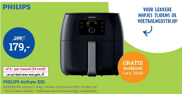 Philips   friteuse folder aanbieding bij  BCC - details