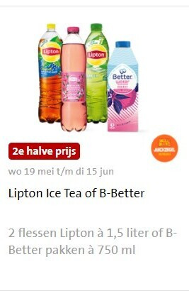 Lipton   ice tea folder aanbieding bij  Jumbo - details