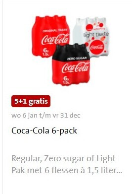 Coca-Cola   cola folder aanbieding bij  Jumbo - details