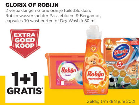 Robijn   toiletblok, wasverzachter folder aanbieding bij  Jumbo - details