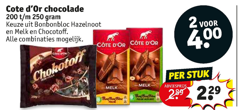 Chokotoff chocolade aanbieding bij -