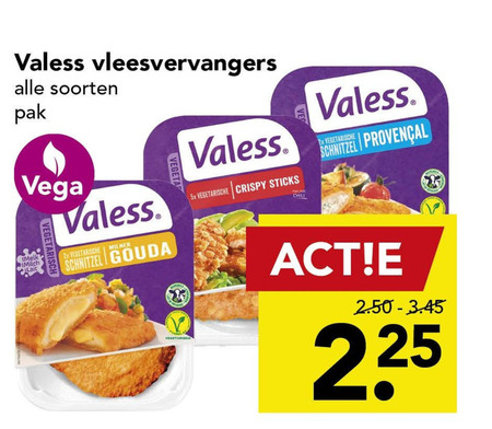 Valess   vegetarisch folder aanbieding bij  Deen - details