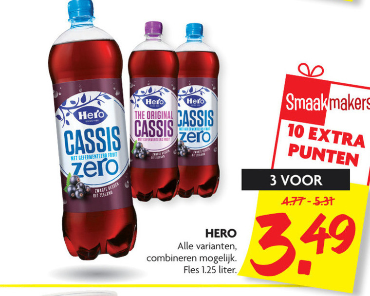 Hero   frisdrank folder aanbieding bij  Dekamarkt - details