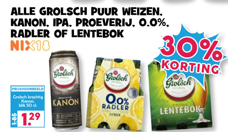 Grolsch   lentebokbier, speciaalbier folder aanbieding bij  Boons Markt - details