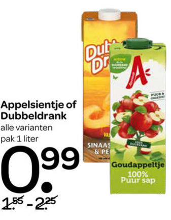 Appelsientje   fruitdrank folder aanbieding bij  Spar - details