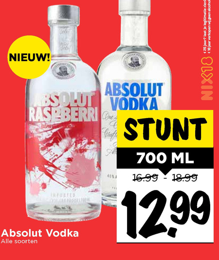 Absolut   wodka folder aanbieding bij  Vomar - details