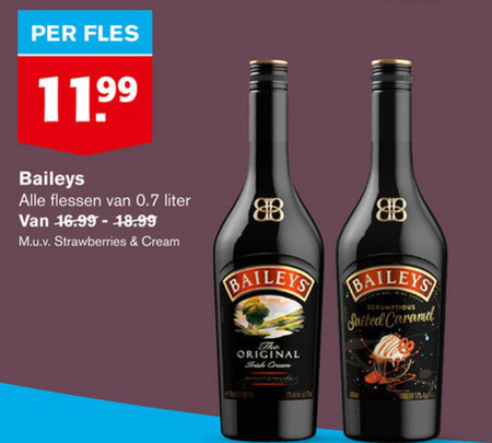 Baileys   likeur folder aanbieding bij  Hoogvliet - details