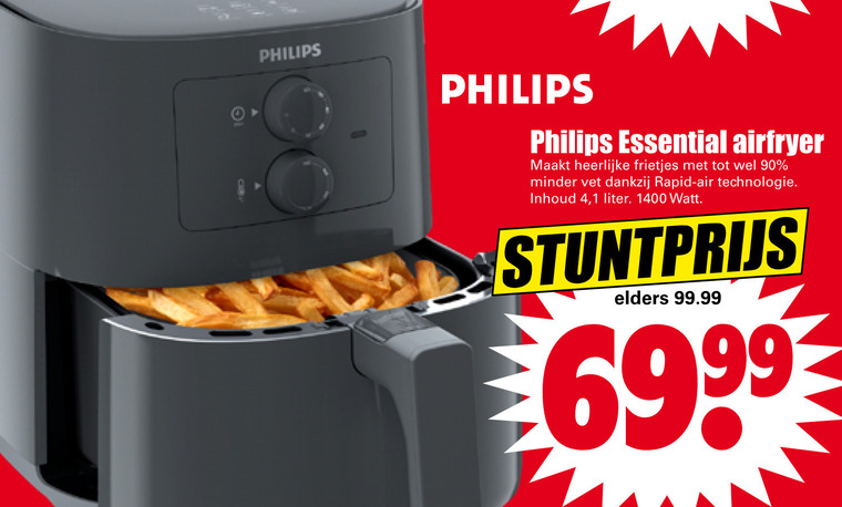 Philips   friteuse folder aanbieding bij  Dirk - details