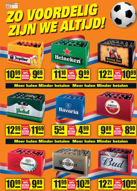 Bavaria   krat bier folder aanbieding bij  Nettorama - details