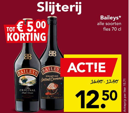 Baileys   likeur folder aanbieding bij  Deen - details