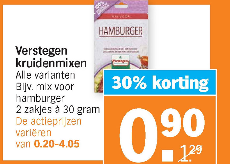 Verstegen   kruiden folder aanbieding bij  Albert Heijn - details