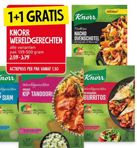 Knorr   maaltijdmix folder aanbieding bij  Jan Linders - details