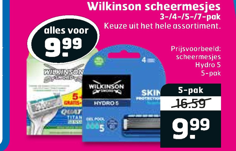 Wilkinson   dames scheermesje, scheermesjes folder aanbieding bij  Trekpleister - details