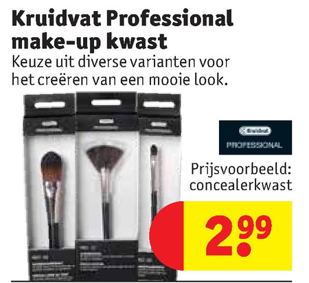 Kruidvat Huismerk   poederkwast folder aanbieding bij  Kruidvat - details