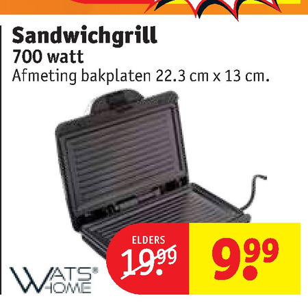 Watshome   grillplaat folder aanbieding bij  Kruidvat - details