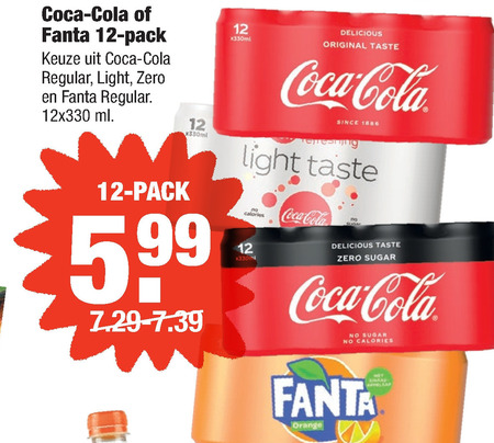 Fanta   frisdrank, cola folder aanbieding bij  Aldi - details