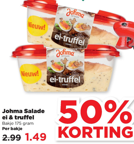 Johma   salade folder aanbieding bij  Plus - details