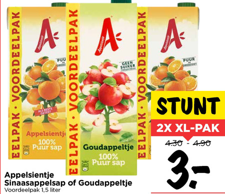 Appelsientje   fruitdrank folder aanbieding bij  Vomar - details