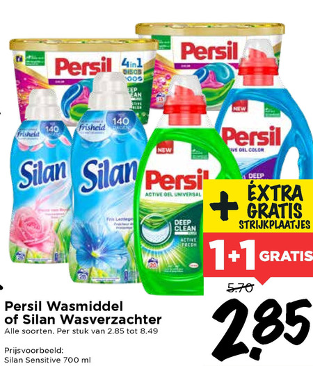 Silan   wasverzachter, wasmiddel folder aanbieding bij  Vomar - details