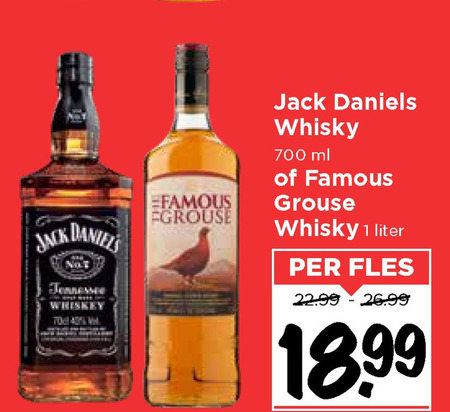 Jack Daniels   whisky folder aanbieding bij  Vomar - details