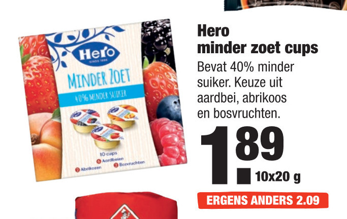 Hero   jam folder aanbieding bij  Aldi - details