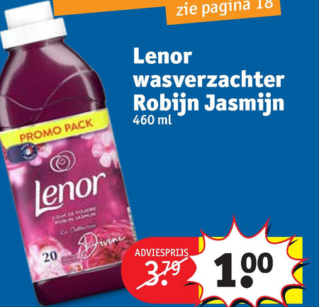 Lenor   wasverzachter folder aanbieding bij  Kruidvat - details