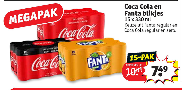 Coca-Cola   cola, frisdrank folder aanbieding bij  Kruidvat - details