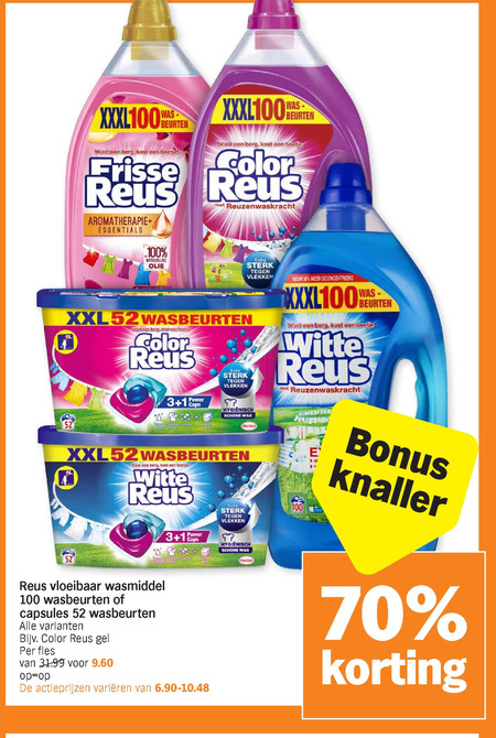 Color Reus   wasmiddel folder aanbieding bij  Albert Heijn - details